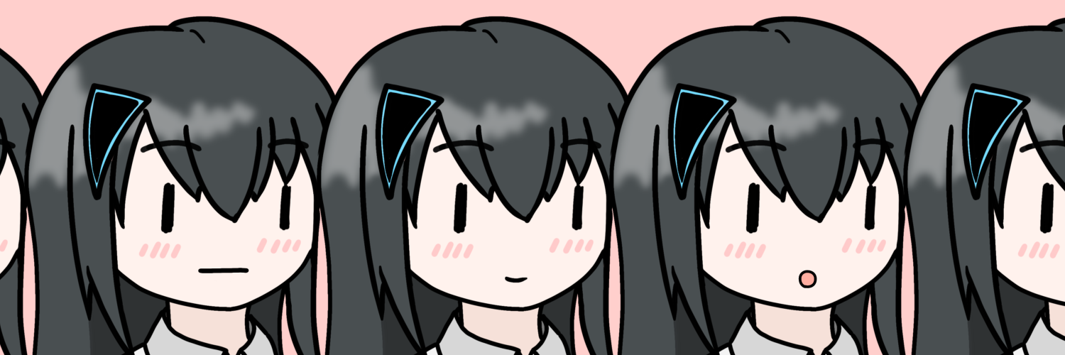 並列に並ぶ横井ちゃん(横井陽菜) の挿絵 by ららられれ(@Rarararere1)